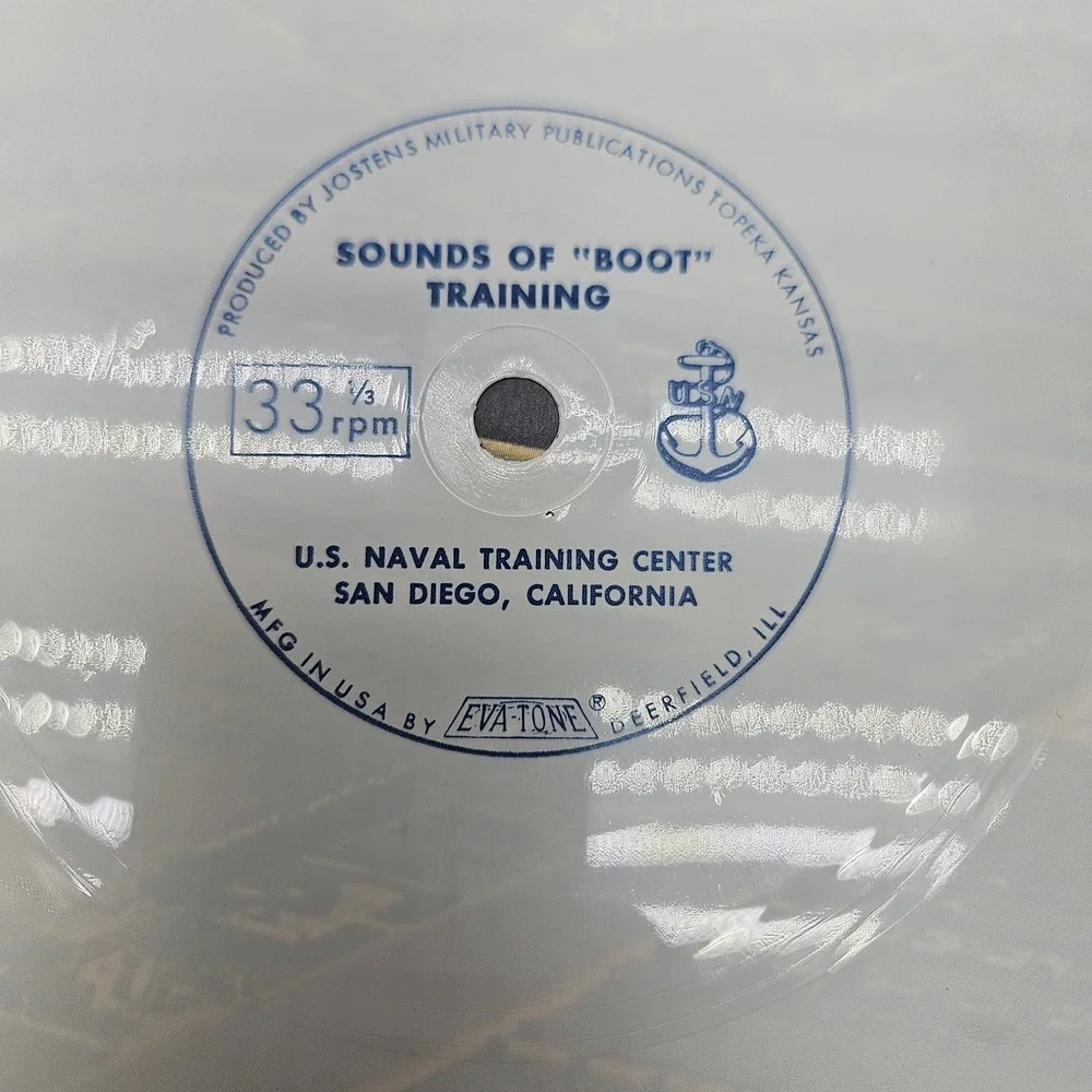 Vintage The Anchor US Naval Training Center San Diego Yearbook with Record